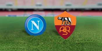 Proiezione della partita Napoli - Roma