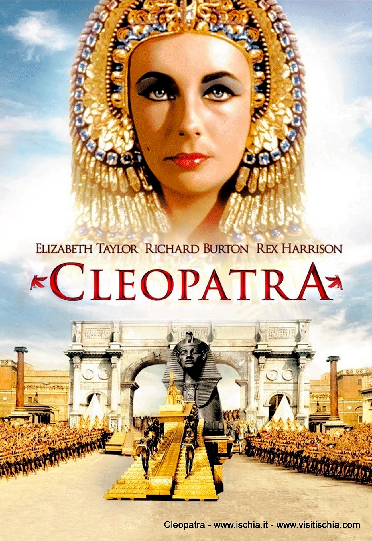 cleopatra 1963 manifesto ischia
