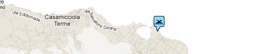 San Pietro beach: Map