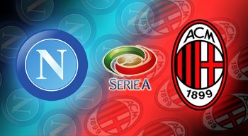 Proiezione della partita Napoli - Milan