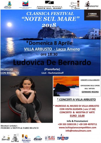 "CLASSICA FESTIVAL NOTE SUL MARE 2018"- LUDOVICA DE BERNARDO (Pianoforte)