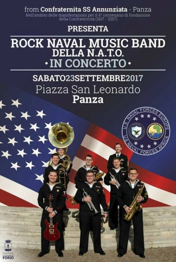 Concerto della Rock Naval Music Band della N.A.T.O. a Panza