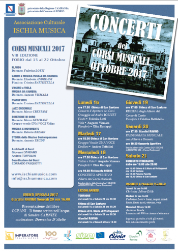 Associazione Culturale Ischia Musica - Concerti dei Corsi Musicali Ottobre 2017