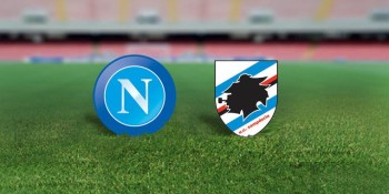 Proiezione della partita Napoli - Sampdoria
