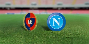 Proiezione della partita Cagliari - Napoli