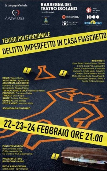 Rassegna del Teatro Isolano - "Delitto imperfetto in Casa Fiaschetto"