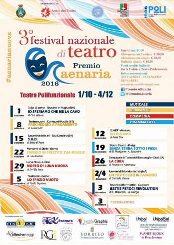 3° Festival Nazionale di Teatro - Premio Aenaria