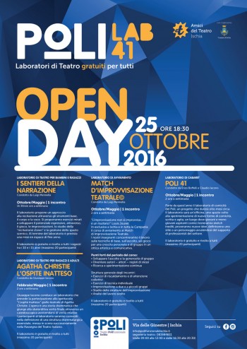PoliLab 41 - Open day 25 ottobre 2016
