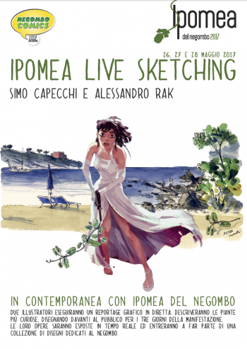 Ipomea del Negombo 2017 - Ipomea Live Sketching