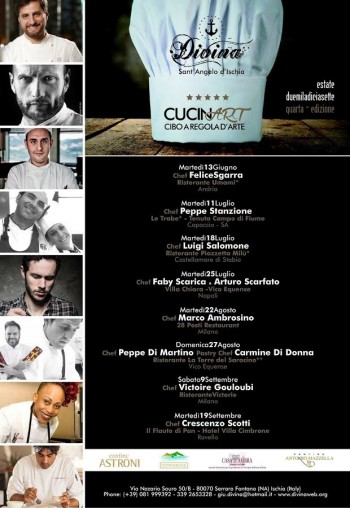 Cucin Art cibo a regola d'arte - Quarta edizione- Chef Faby Scarica & Arturo Scarfato