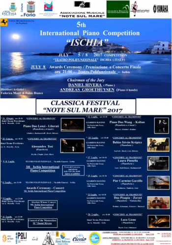 CLASSICA FESTIVAL "NOTE SUL MARE" 2017 -  Concerto Pianoforte Alessandro Tosi