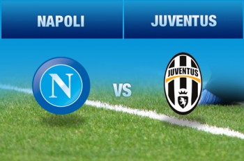 Proiezione della partita Napoli - Juventus