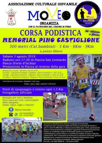 Memorial Pino Castiglione - Corsa Podistica