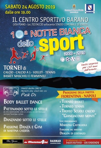 10° Notte Bianca dello Sport