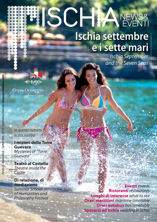 Copertina di settembre 2016 di ischia news & eventi