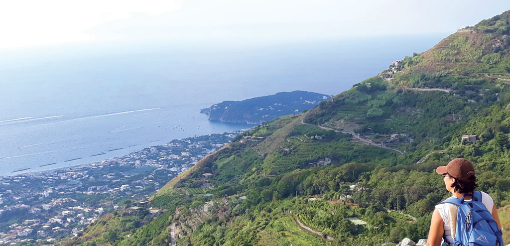 Vista da Corbaro Park pascoli