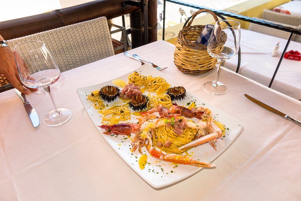 Vermicelloni con crudo di mare ristorante ZiCarmela 7359