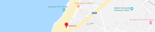 Seasons beach restaurant: Mappa