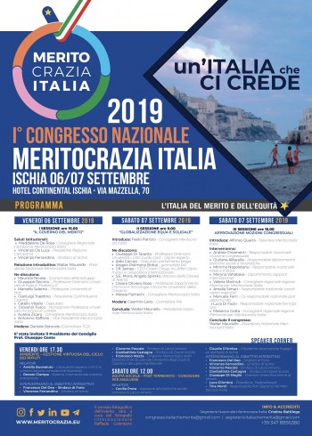 1° Congresso Nazionale Meritocrazia Italia