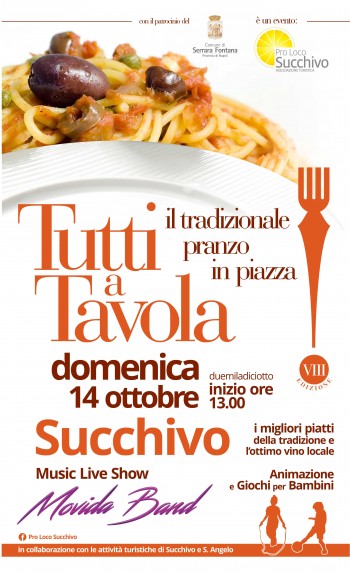 Tutti a tavola - Il tradizionale pranzo in piazza
