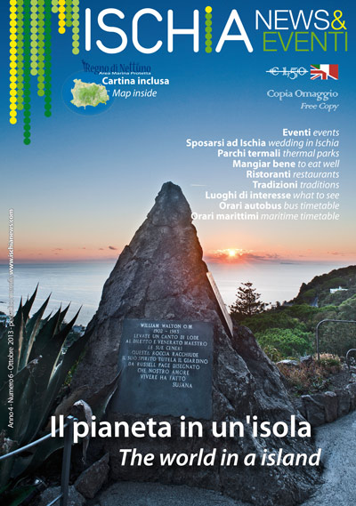 Copertina del Magazine Ischia News ed Eventi di ottobre 2013 2013 Ischia News Ottobre Copertina